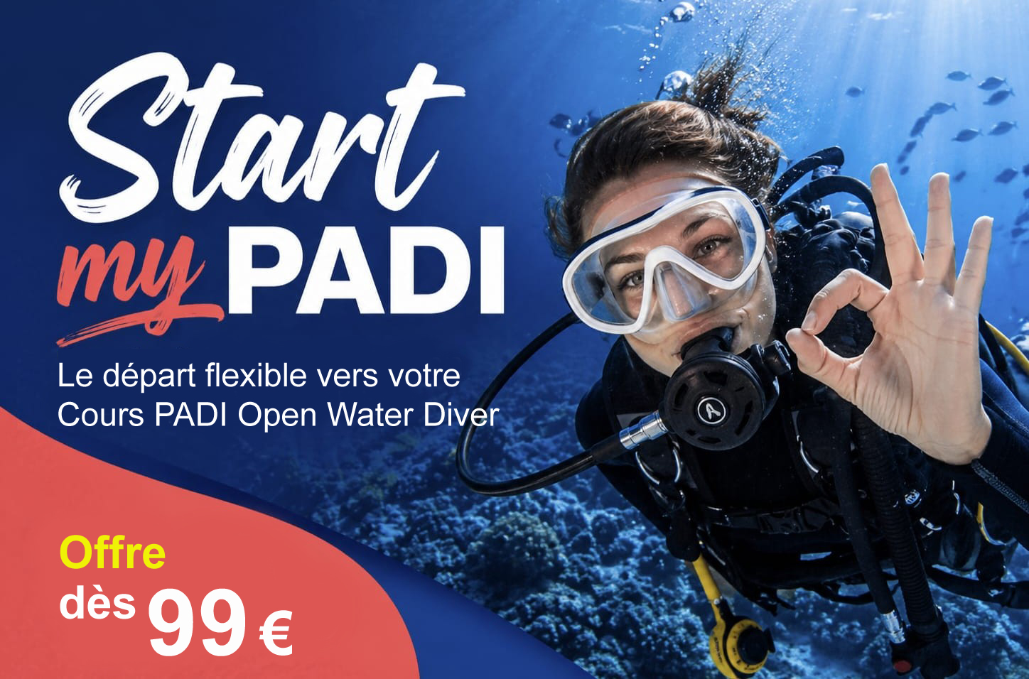 Commence ton PADI Open Water Diver