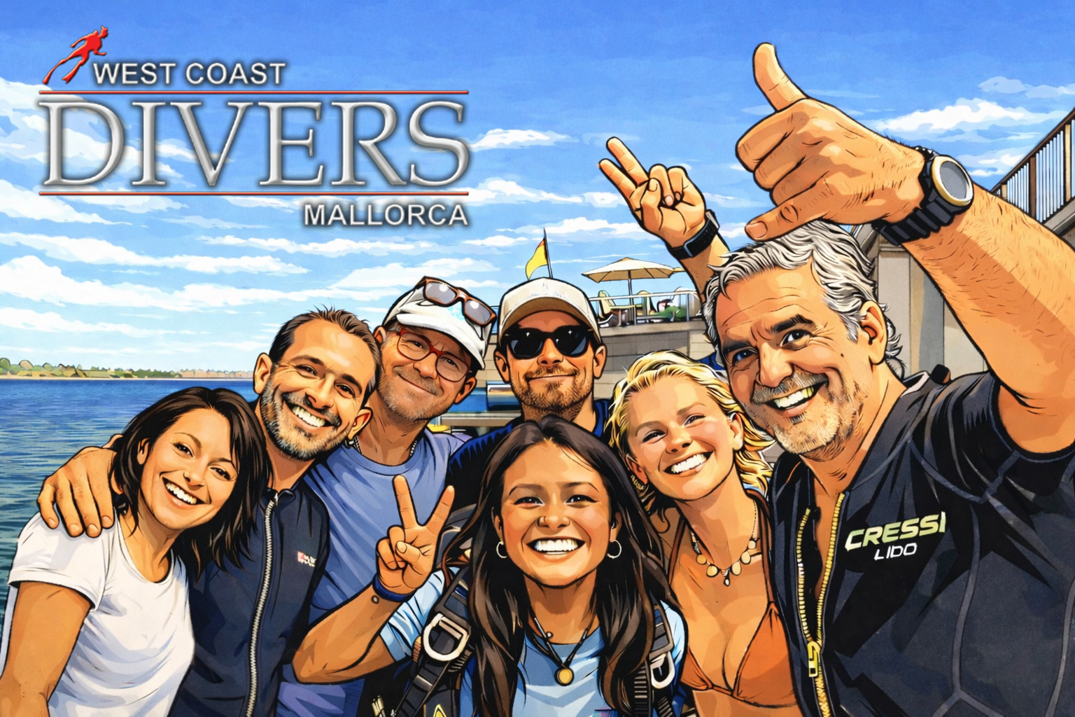 Équipe West Coast Divers Mallorca
